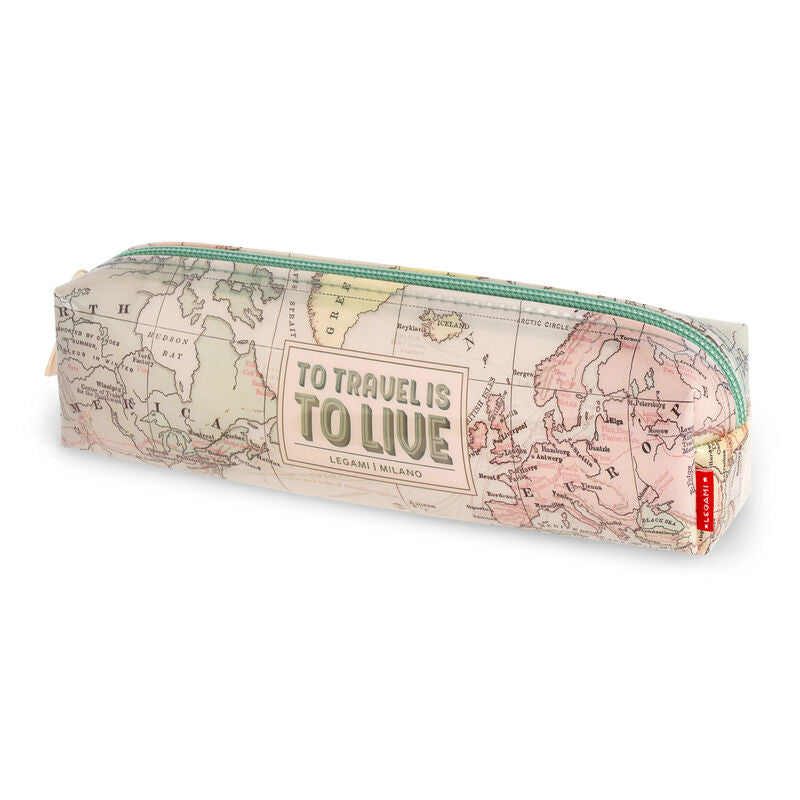 Back to School | Legami Transparent Pencil Case Travel by Weirs of Baggot Street