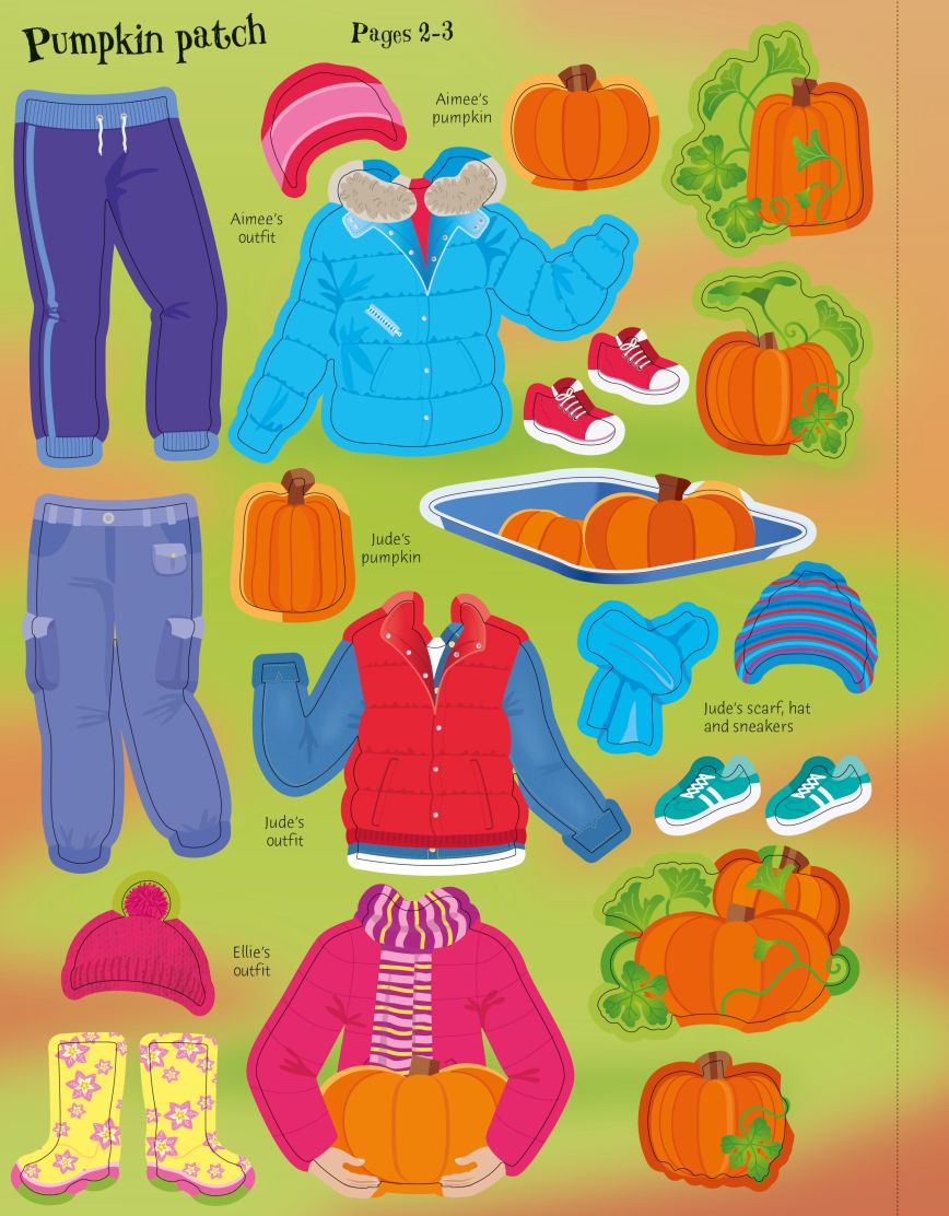 Little Bookworms | Usborne Sticker Dolly Dressing Trick Or Treats by Weirs of Baggot Street