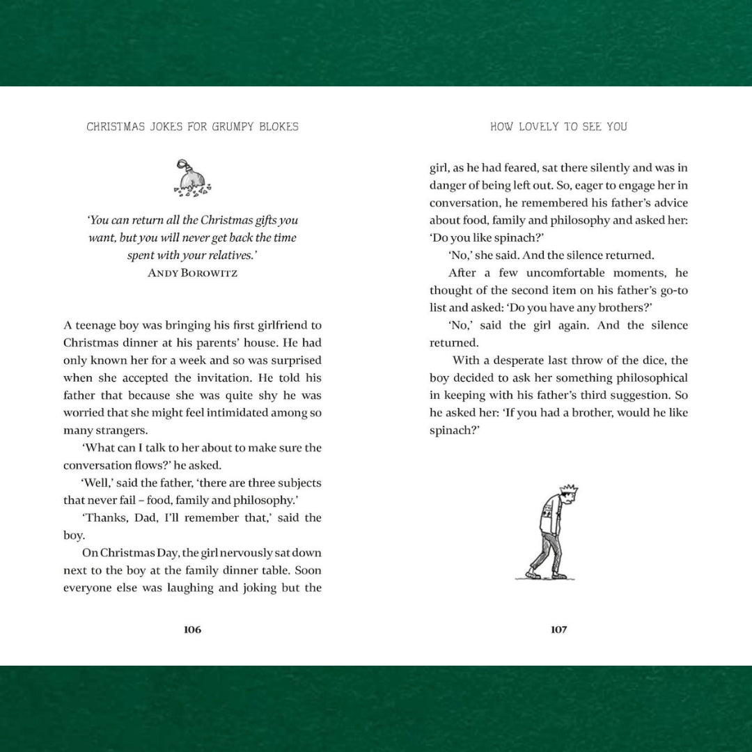 Brilliant Books Christmas Jokes For Grumpy Blokes - Nick Harris by Weirs of Baggot Street