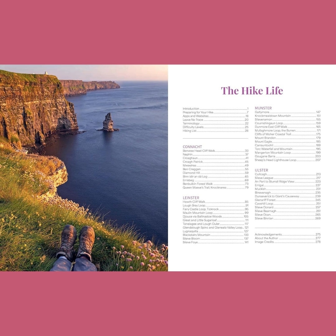 Brilliant Books _ Hike Life_ My 50 Favourite Hikes in Ireland - Rozanna Purcell by Weirs of Baggot Street