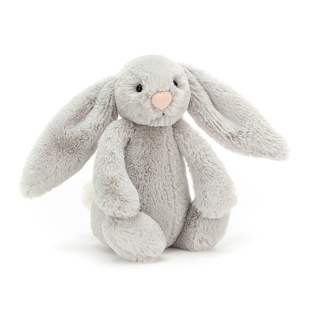 Bubs & Kids Fabulous Gifts Kids Toys Jellycat Bashful Silver Bunny Little by Weirs of Baggot Street