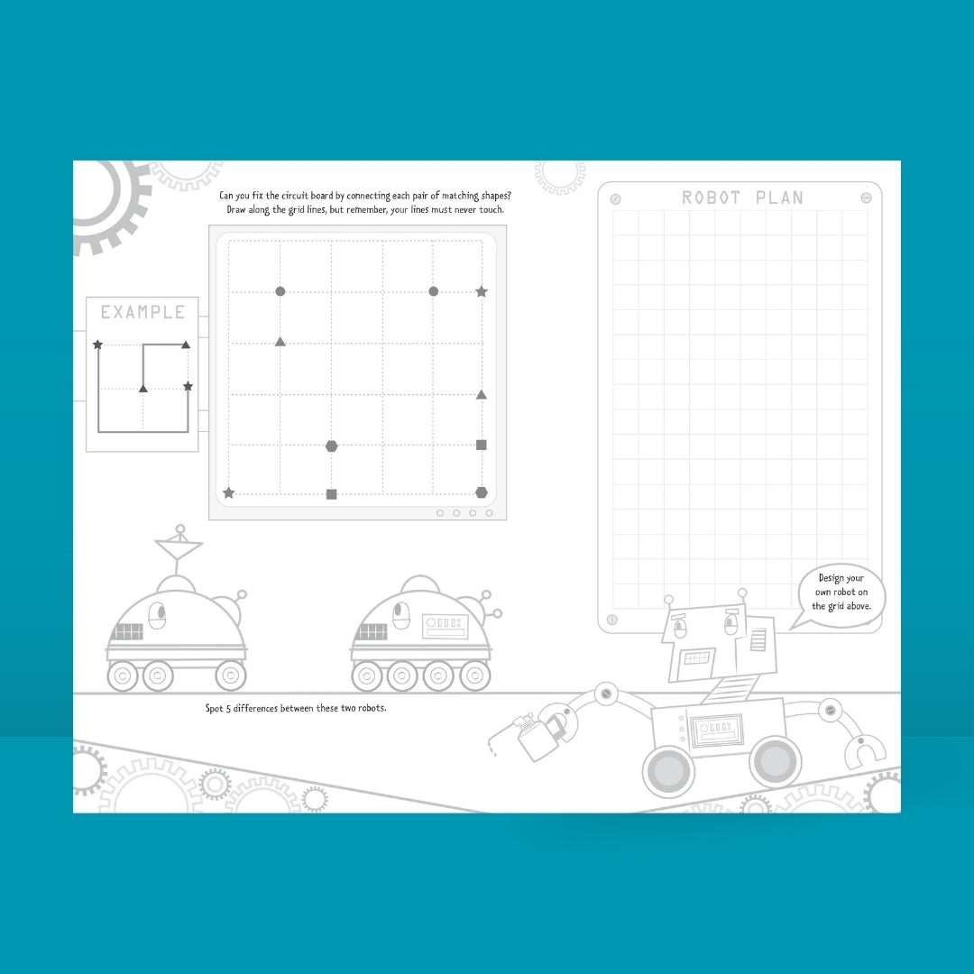 Bubs & Kids Little Bookworms Usborne Big Puzzle Pad by Weirs of Baggot Street