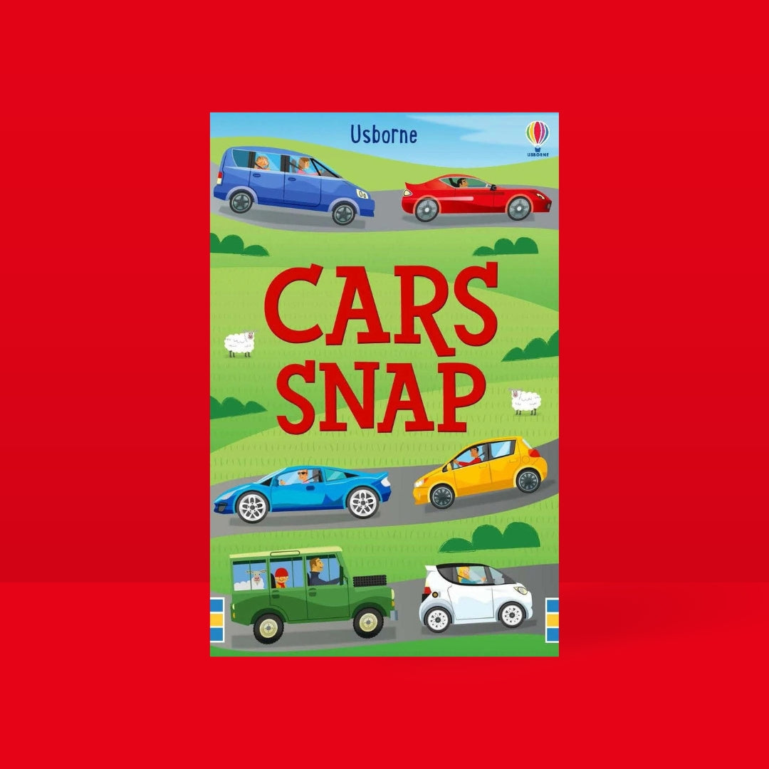 Bubs & Kids Little Bookworms Usborne Cars Snap by Weirs of Baggot Street