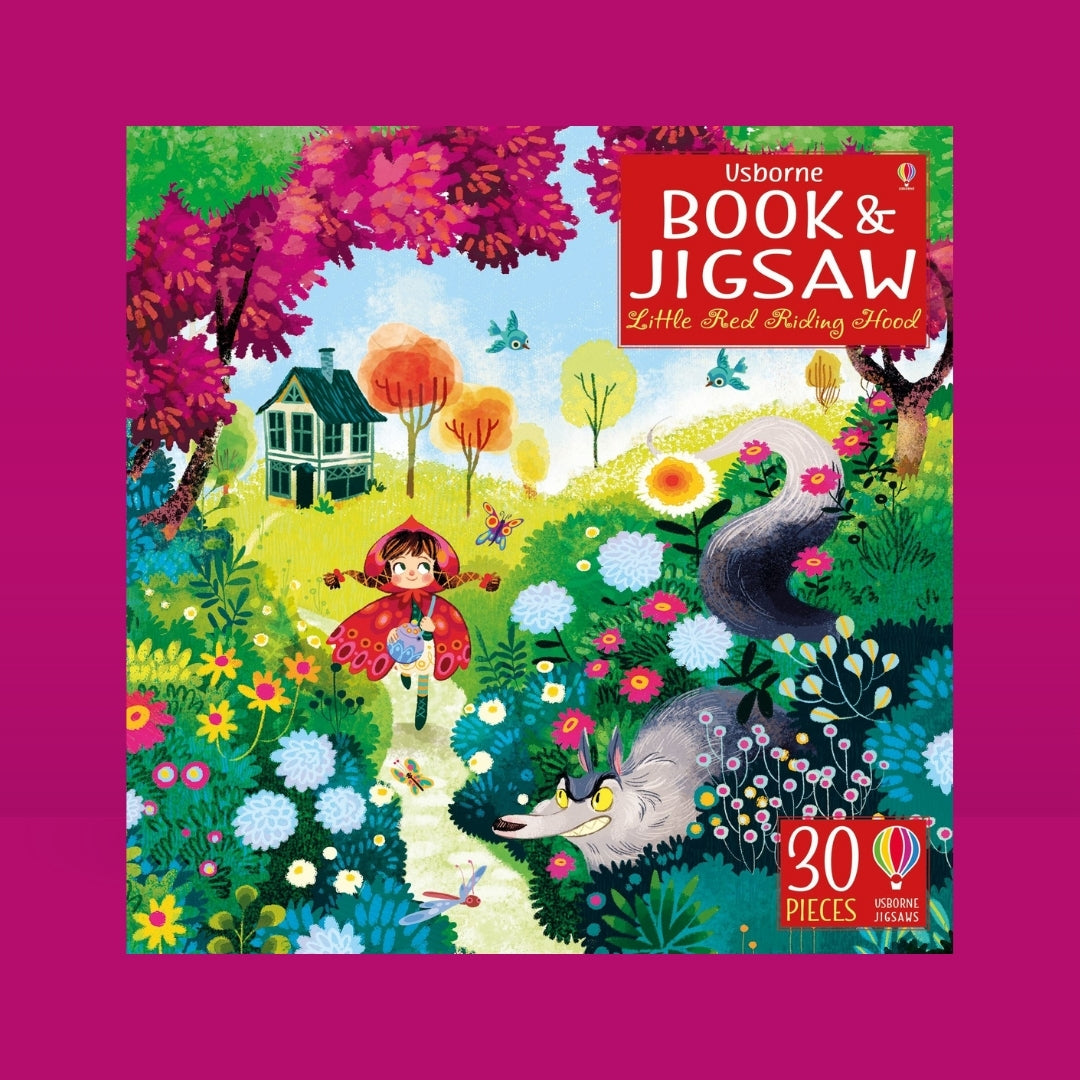 Bubs & Kids Little Bookworms Usborne Jigsaw & Book Red Riding Hood by Weirs of Baggot Street