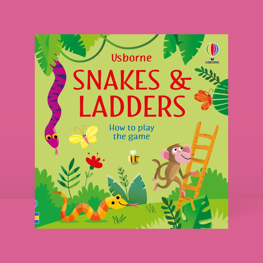 Bubs & Kids Little Bookworms Usborne Snakes and Ladders Board Game by Weirs of Baggot Street