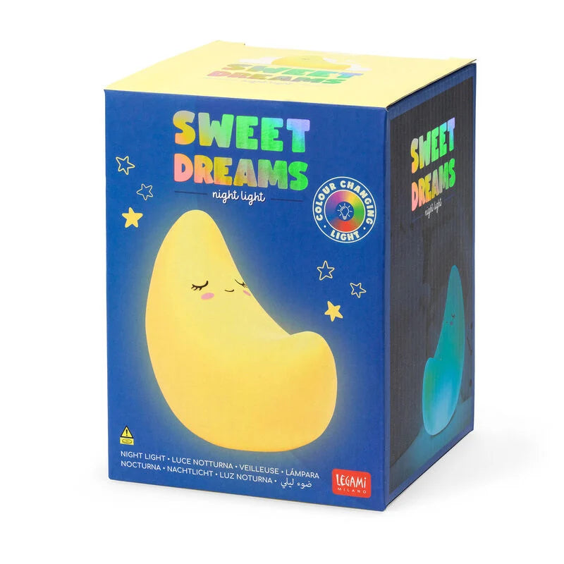 Childrens Nightlights - Legami Sweet Dreams - Night Light - Moon by Weirs of Baggot Street