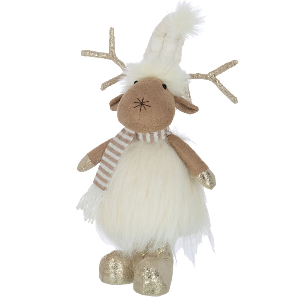Christmas | J-Line Reindeer Standing Sitting 2 Assorted by Weirs of Baggot Street