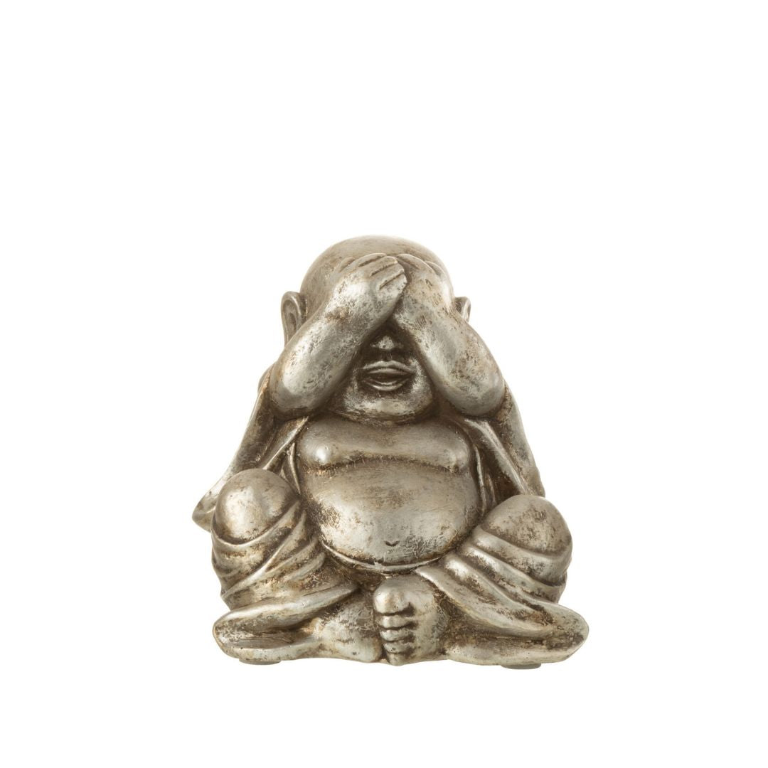 Christmas | J-Line Sitting Buddah Set Of 3 by Weirs of Baggot Street