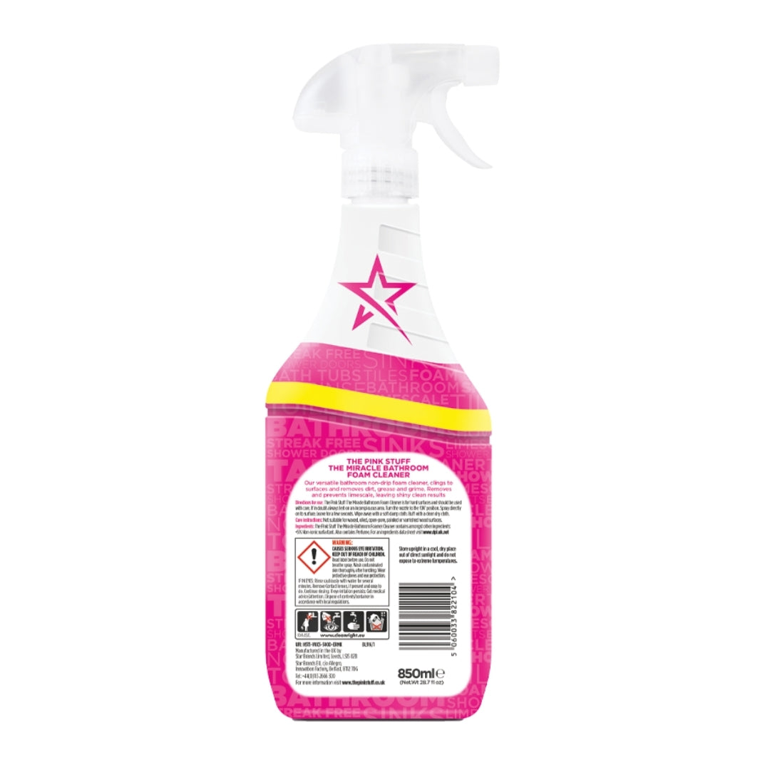 Cleaning Accessories The Pink Stuff Bathroom Cleaner 850ml by Weirs of Baggot Street