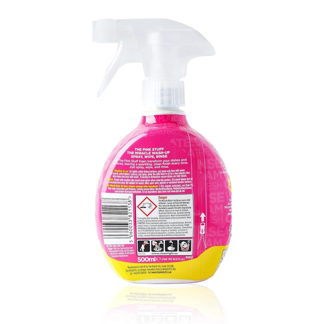 Cleaning Accessories The Pink Stuff Wash Up Spray 500ml by Weirs of Baggot Street