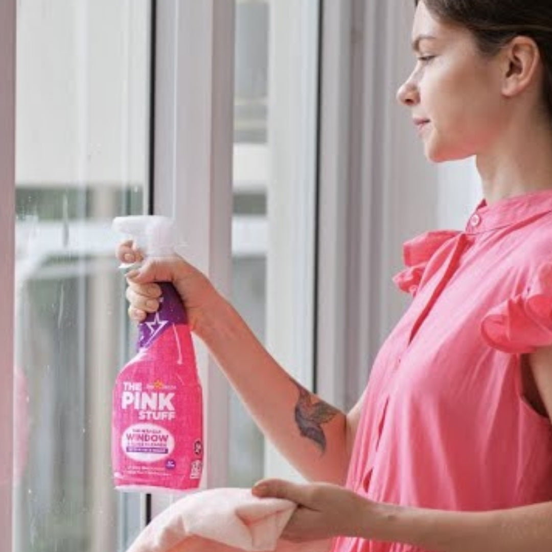 Cleaning Accessories The Pink Stuff Window Clean Rose Vinegar 850ml by Weirs of Baggot Street