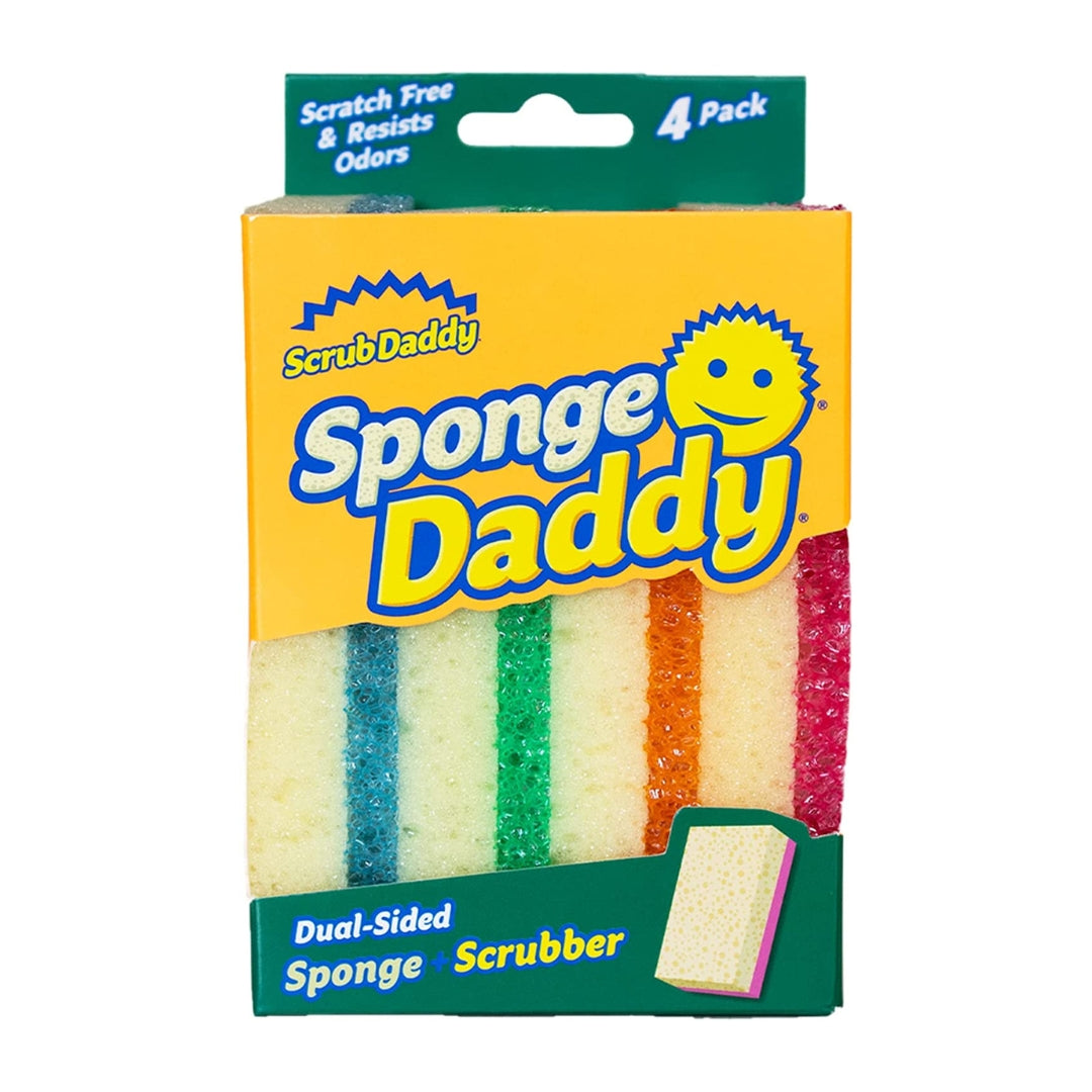 Cleaning | Scrub Daddy Sponge Daddy With Pink 4Pk by Weirs of Baggot Street