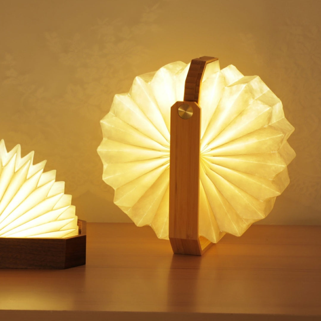 Clever Gadgets Gingko Design Smart Origami Lamp Bamboo by Weirs of Baggot Street