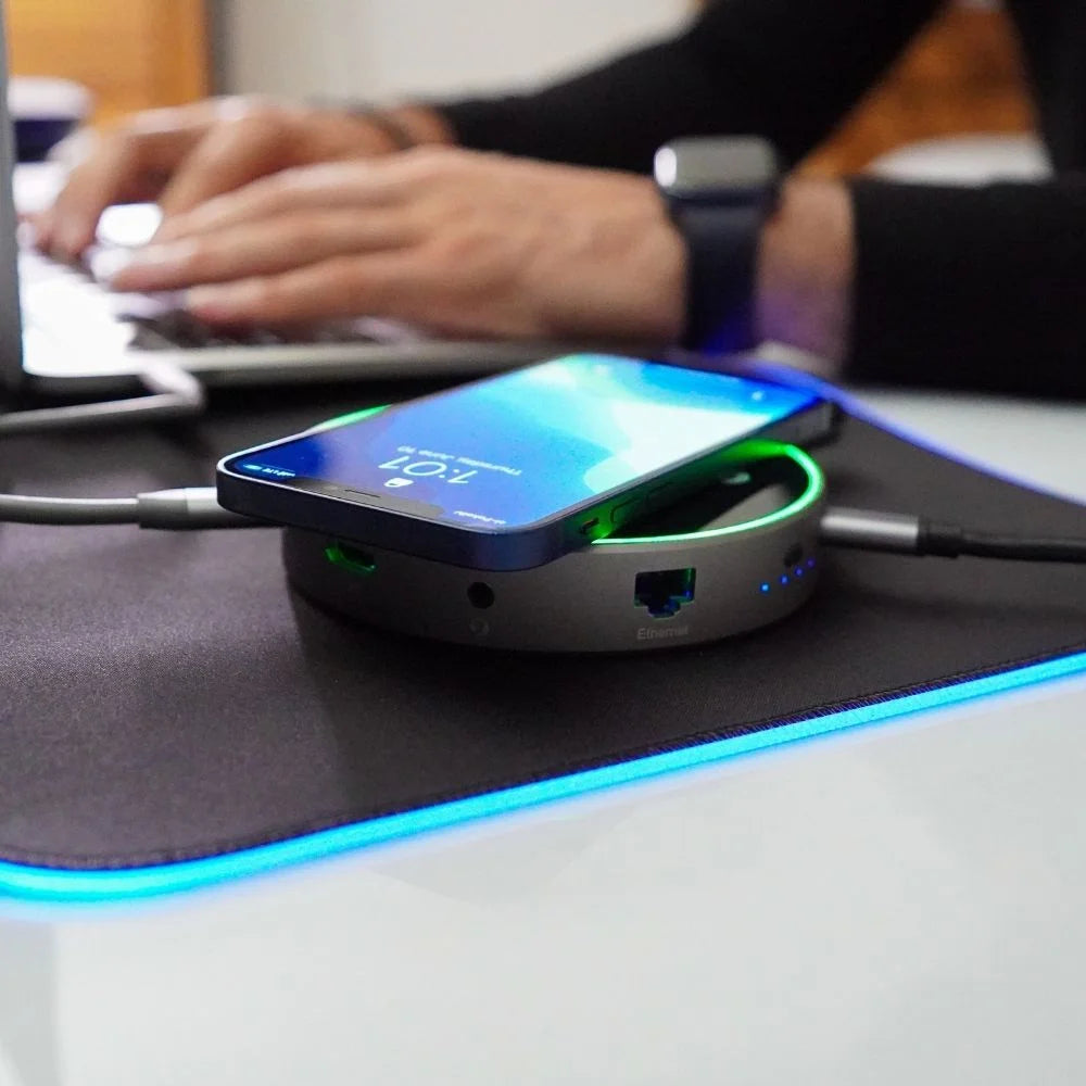 Clever Gadgets | Moovy 12-in-1 USB-C Hub Station With Wireless Charging + Power Bank by Weirs of Baggot Street