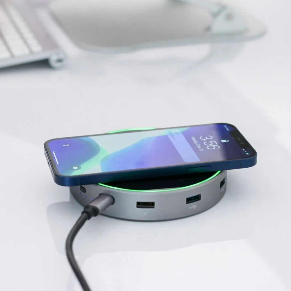 Clever Gadgets | Moovy 12-in-1 USB-C Hub Station With Wireless Charging + Power Bank by Weirs of Baggot Street