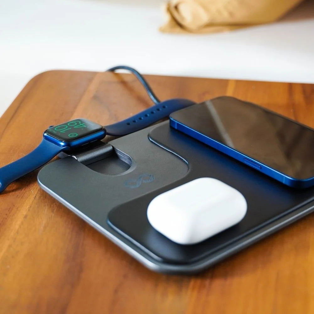 Clever Gadgets | Moovy 3-in-1 Wireless Fast Charging Pad by Weirs of Baggot Street