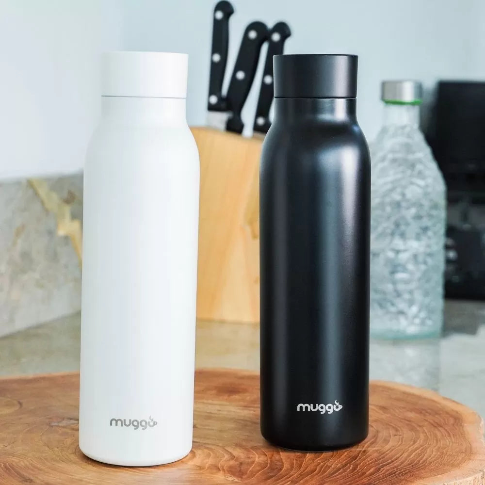 Clever Gadgets | Muggo Boost Smart Water Bottle Black by Weirs of Baggot Street