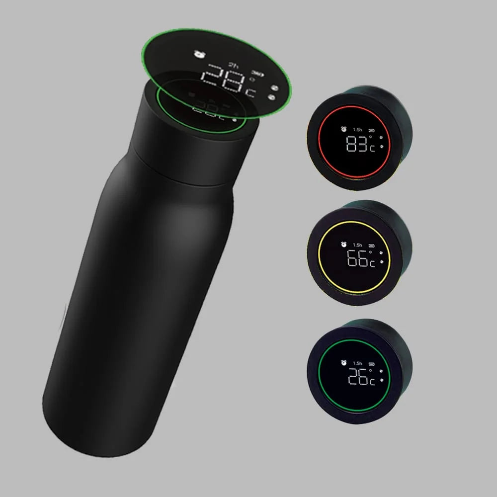 Clever Gadgets | Muggo Boost Smart Water Bottle Black by Weirs of Baggot Street