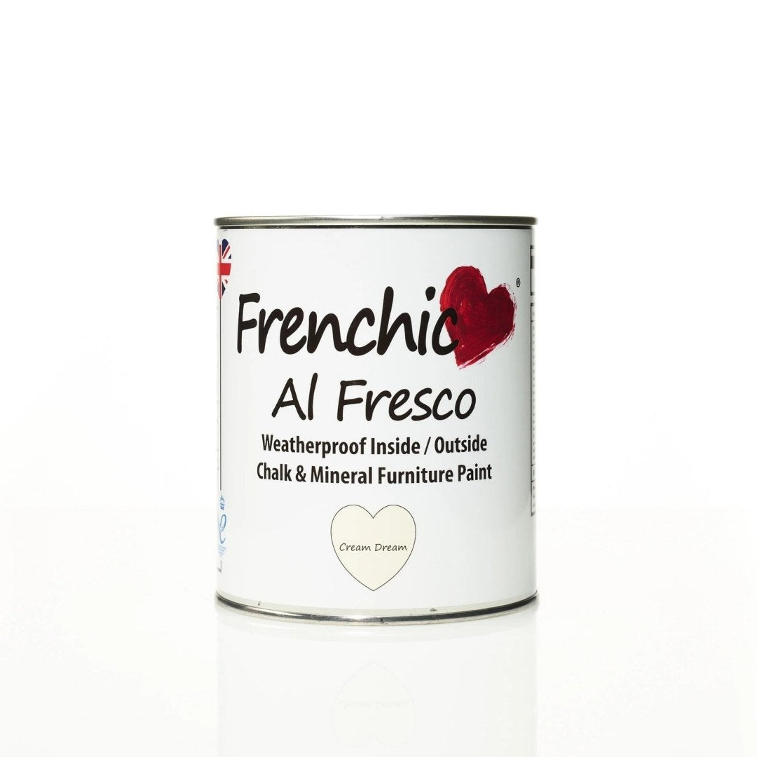 Cream Dream Frenchic Paint Al Fresco Inside _ Outside Range by Weirs of Baggot Street Irelands Largest and most Trusted Stockist of Frenchic Paint. Shop online for Nationwide and Same Day Dublin Delivery