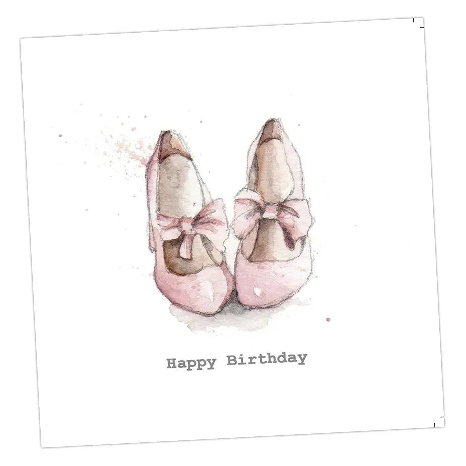 Crumble & Core | Birthday Shoes Card  by Weirs of Baggot Street