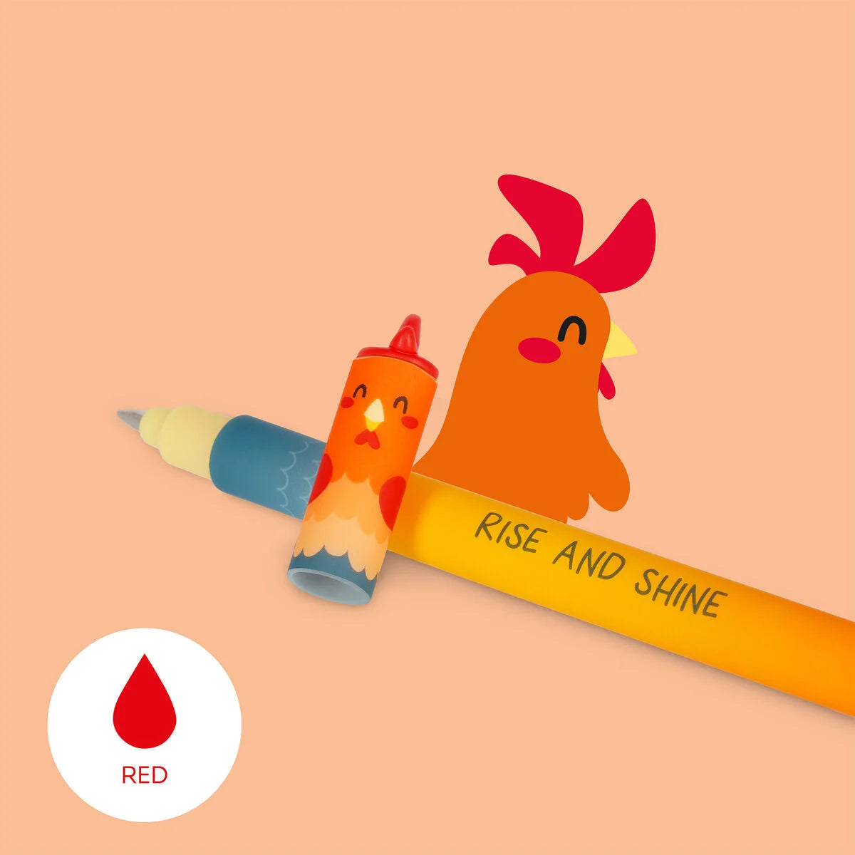 Legami Erasable Gel Pen Set 4pk Farm 