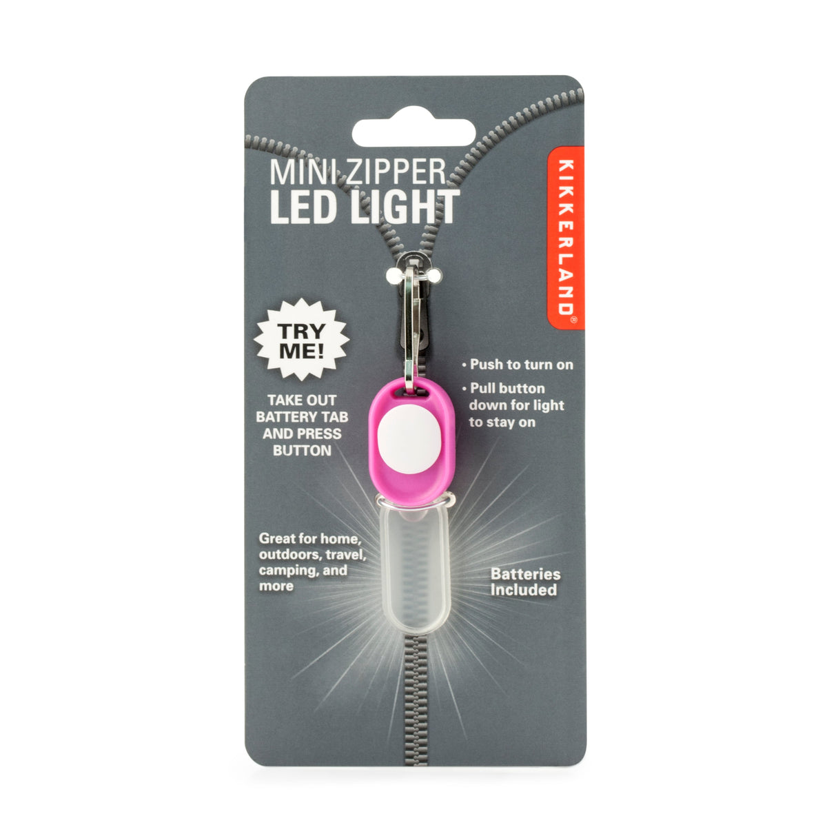 Kikkerland Mini Zipper Led Lights