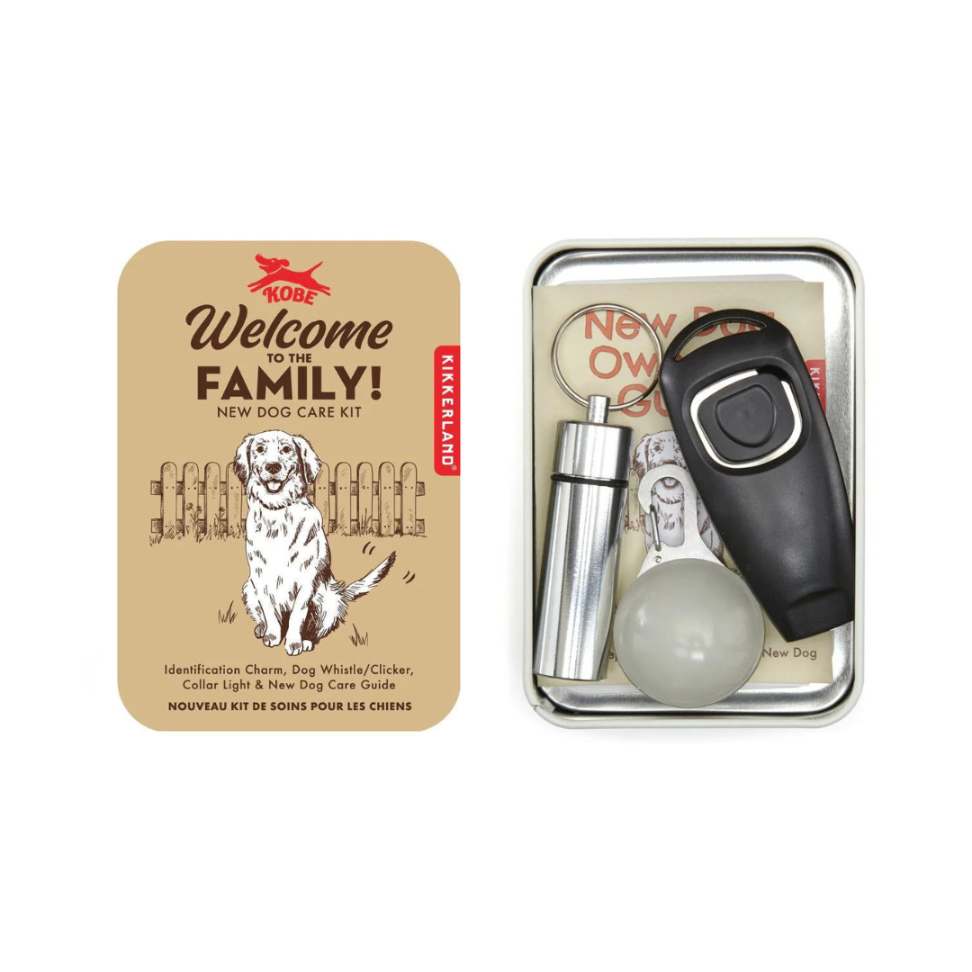Fab Gifts | Kikkerland Welcome To The Family Dog Kit by Weirs of Baggot Street