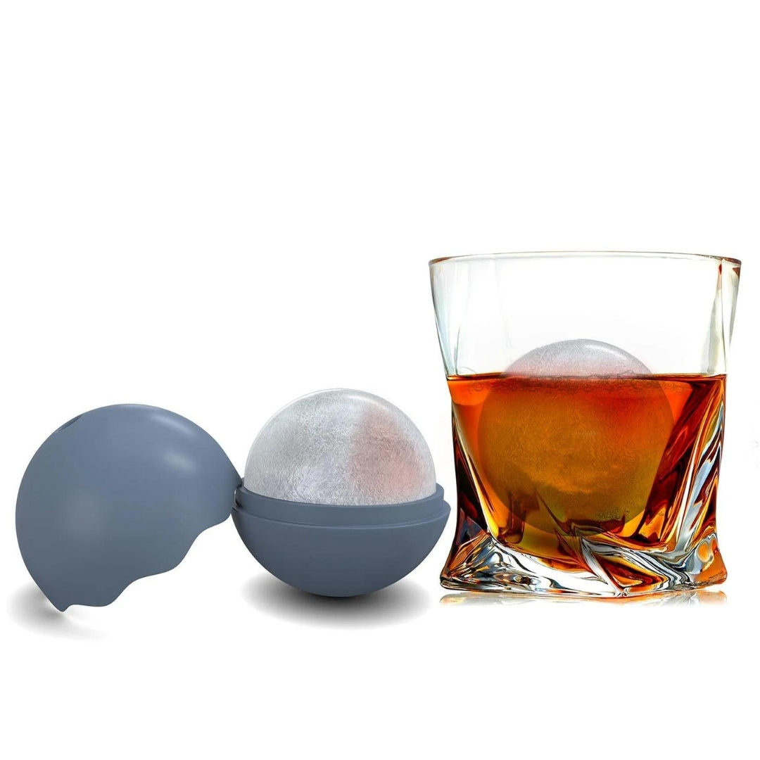 Fab Gifts | Bar & Drinks Ice Sphere Moulds Blue by Weirs of Baggot St