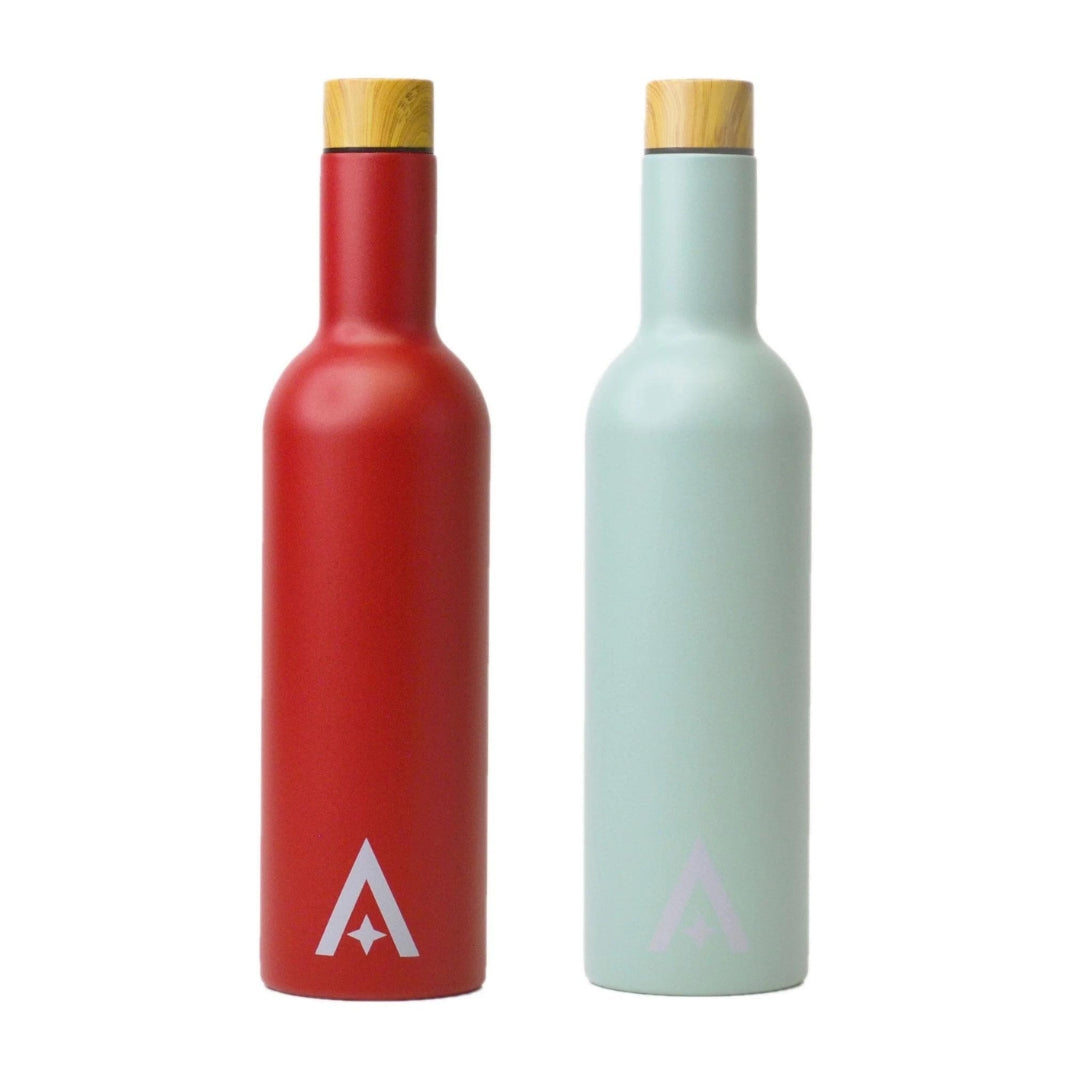 Fab Gifts | Insulated Travel Wine Bottle Green by Weirs of Baggot Street