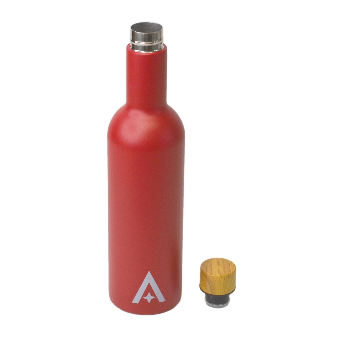 Fab Gifts | Insulated Travel Wine Bottle Red by Weirs of Baggot Street