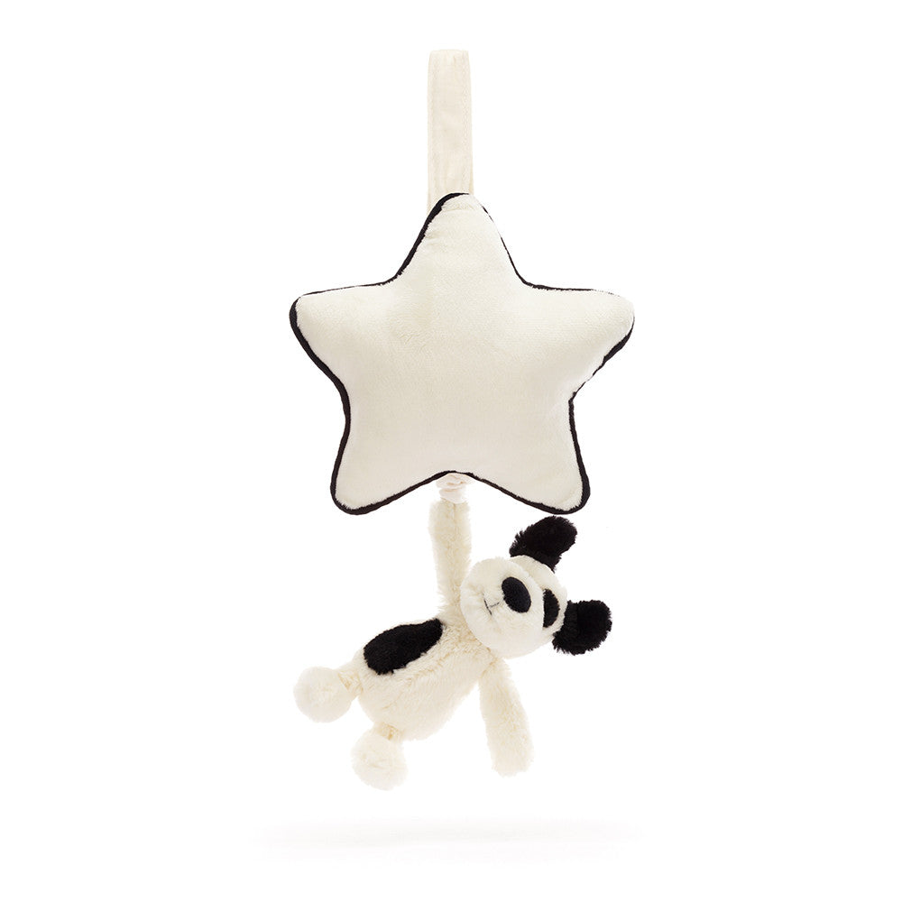 Fab Gifts | Jellycat Bashful Black & Cream Puppy Musical Pull
by Weirs Gifts
