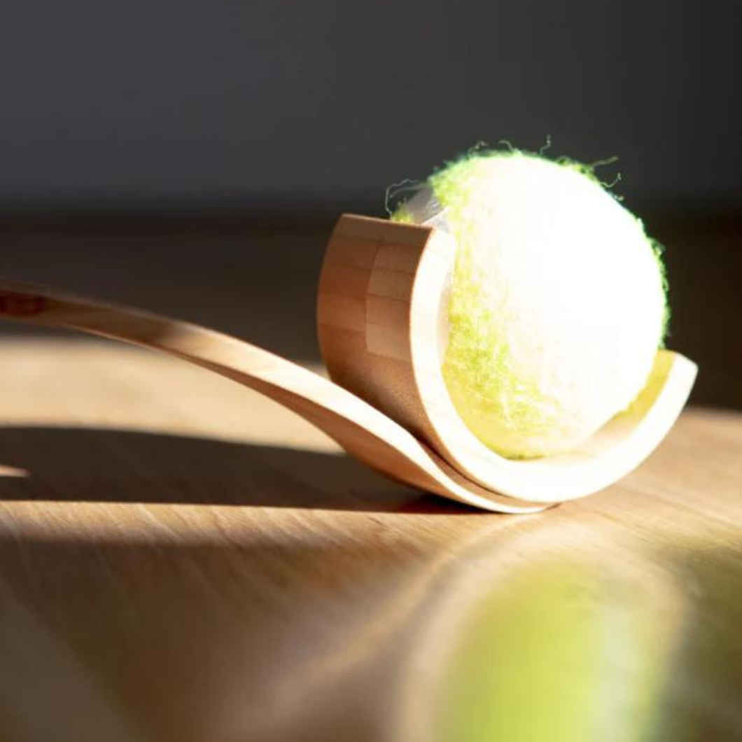 Fab Gifts | Kikkerland Wooden Ball Launcher by Weirs of Baggot Street