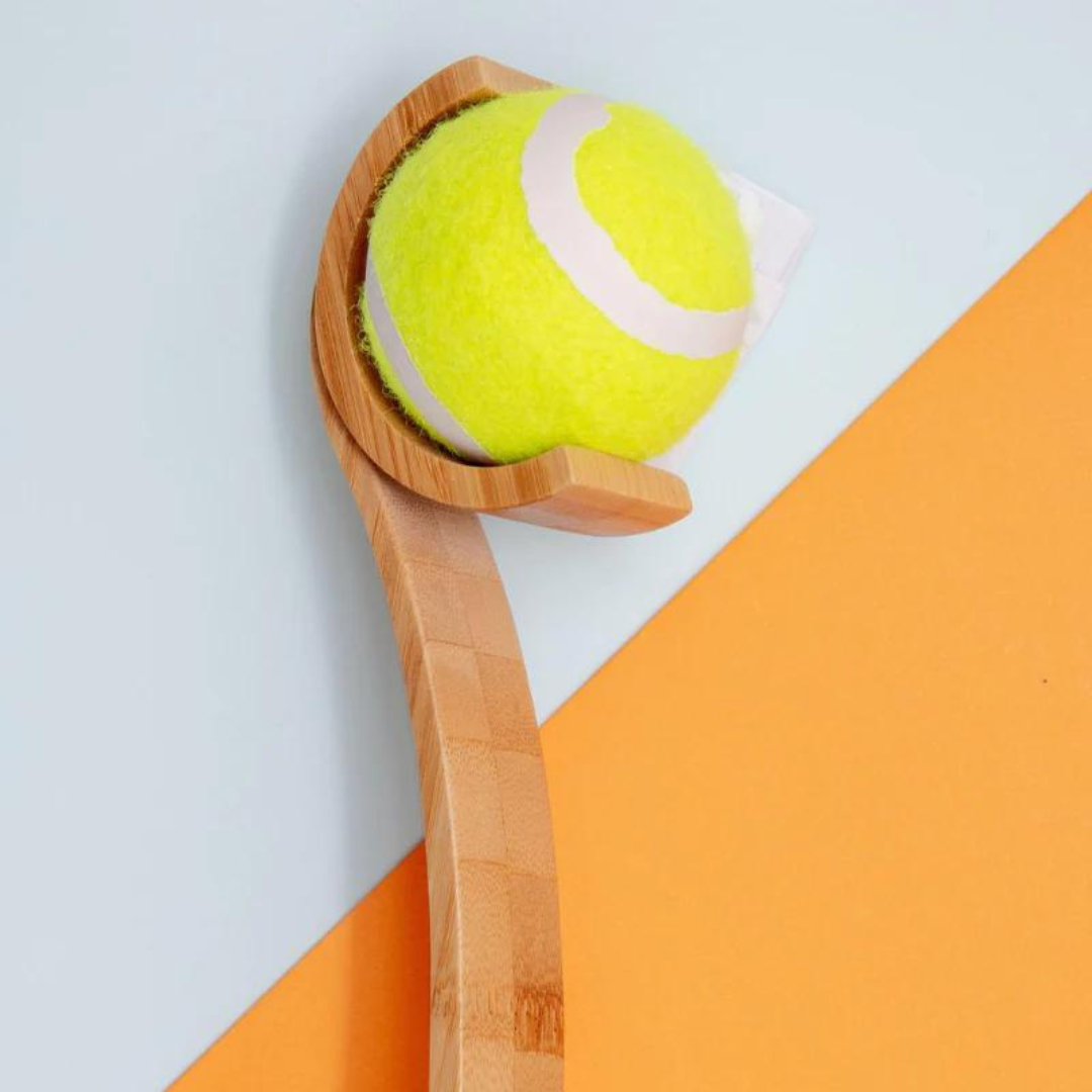 Fab Gifts | Kikkerland Wooden Ball Launcher by Weirs of Baggot Street