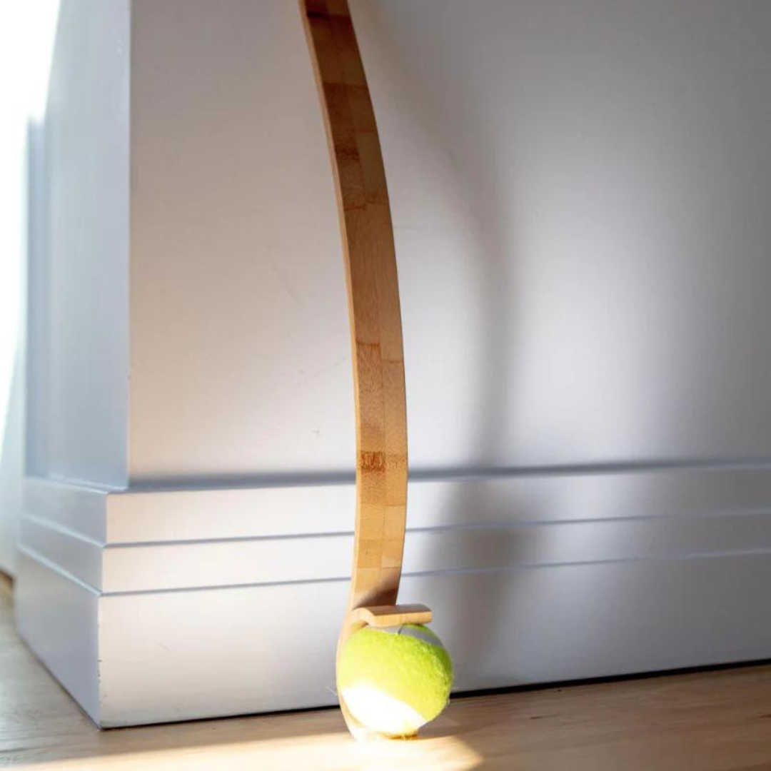 Fab Gifts | Kikkerland Wooden Ball Launcher by Weirs of Baggot Street