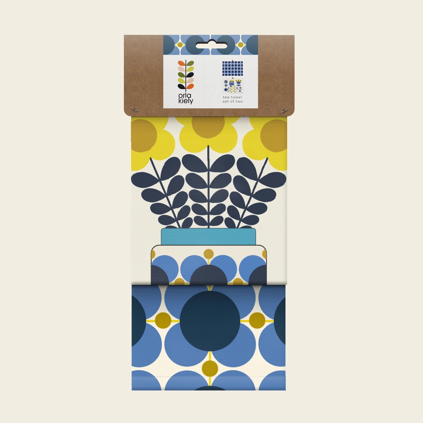 Fab Gifts | Orla Kiely Afternoon Tea Tea Towels Set of 2 by Weirs of Baggot Street