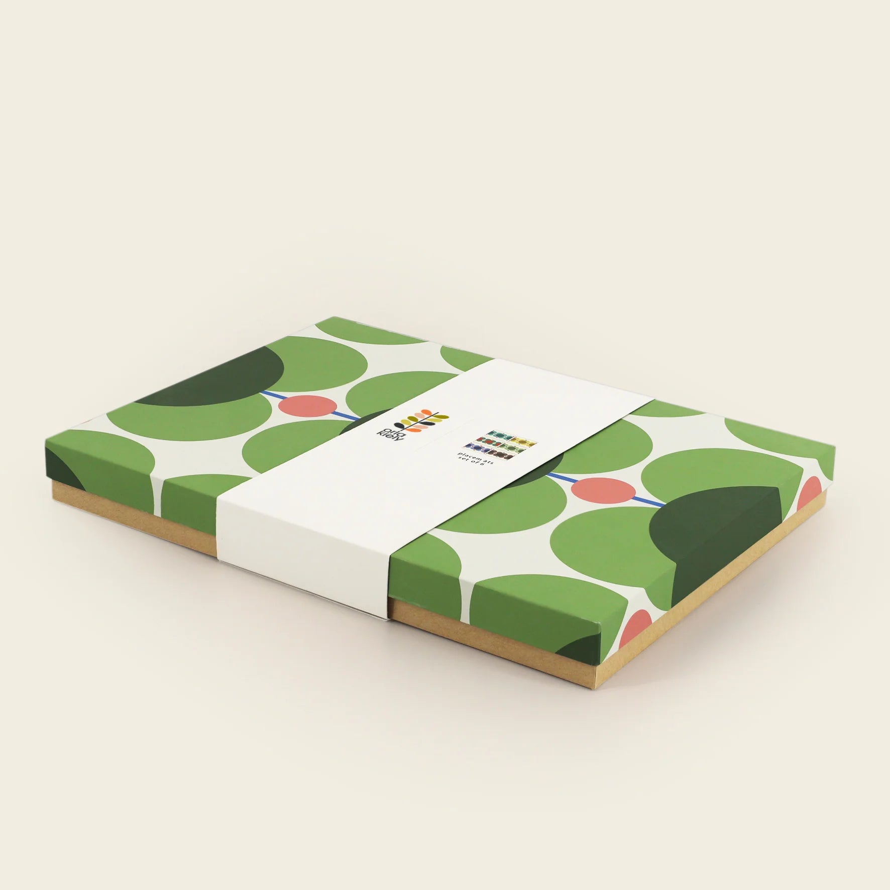 Fab Gifts | Orla Kiely Atomic Flower Placemats Set of 6 by Weirs of Baggot Street