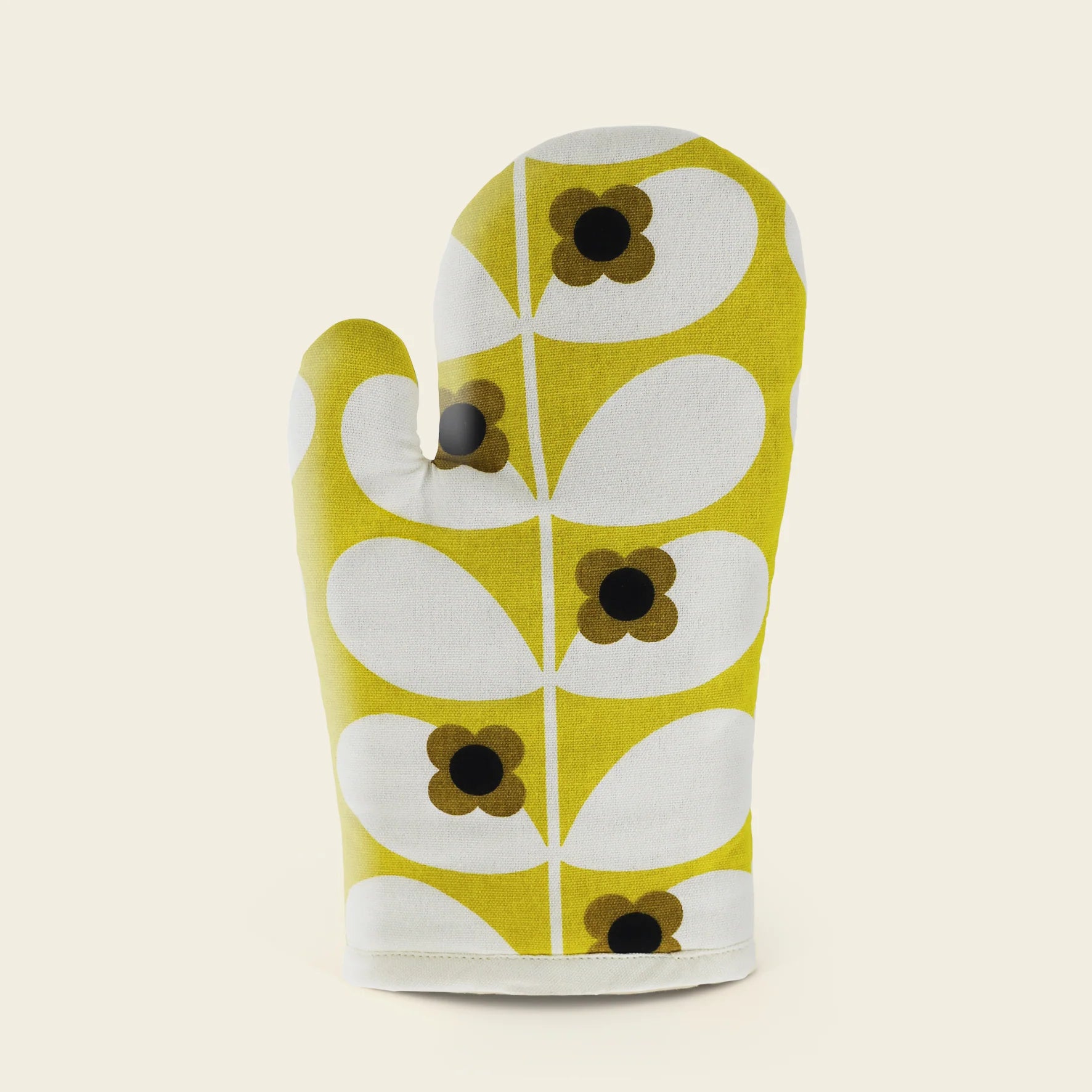 Fab Gifts | Orla Kiely Oven Mitt Wild Rose Stem Ochre by Weirs of Baggot Street