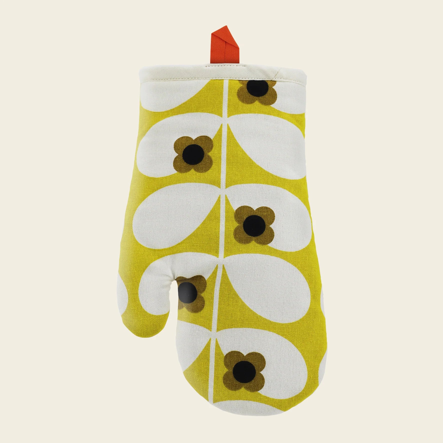 Fab Gifts | Orla Kiely Oven Mitt Wild Rose Stem Ochre by Weirs of Baggot Street