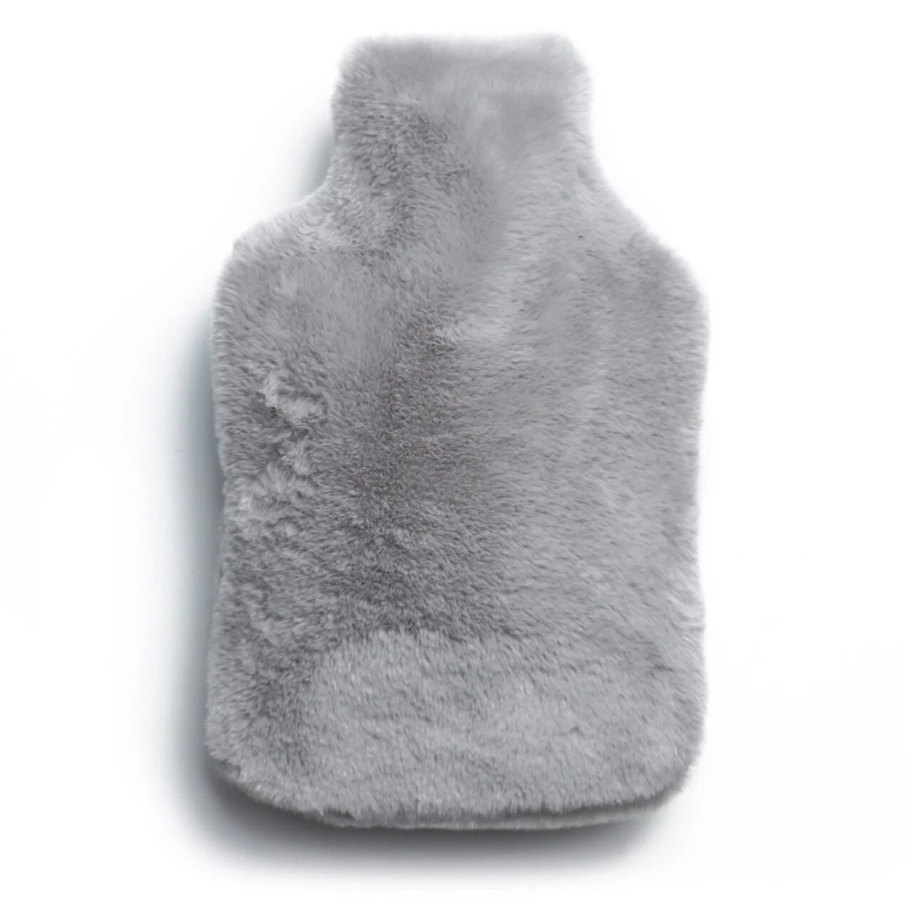 Fab Gifts | Winter Accessories Faux Fur Hot Water Bottle Cover Grey by Weirs of Baggot Street