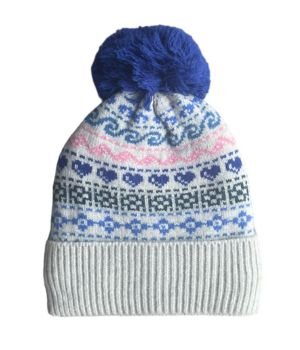 Fab Gifts | Winter Accessories Winter Beanie Nordic Blue by Weirs of Baggot Street