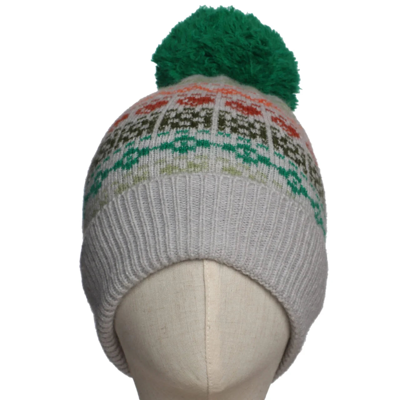 Fab Gifts | Winter Accessories Winter Beanie Nordic Green by Weirs of Baggot Street