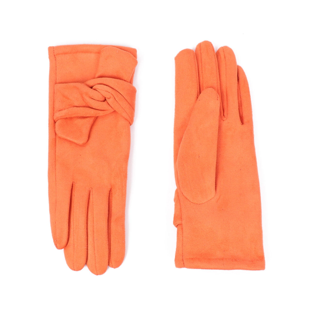 Fab Gifts | Winter Accessories Winter Gloves Alexandra cross-strap Orange by Weirs of Baggot Street