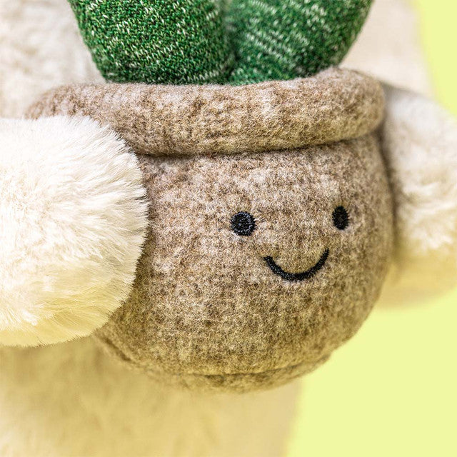Fab Gifts | Jellycat Cream Bunny with Plant by Weirs Gifts