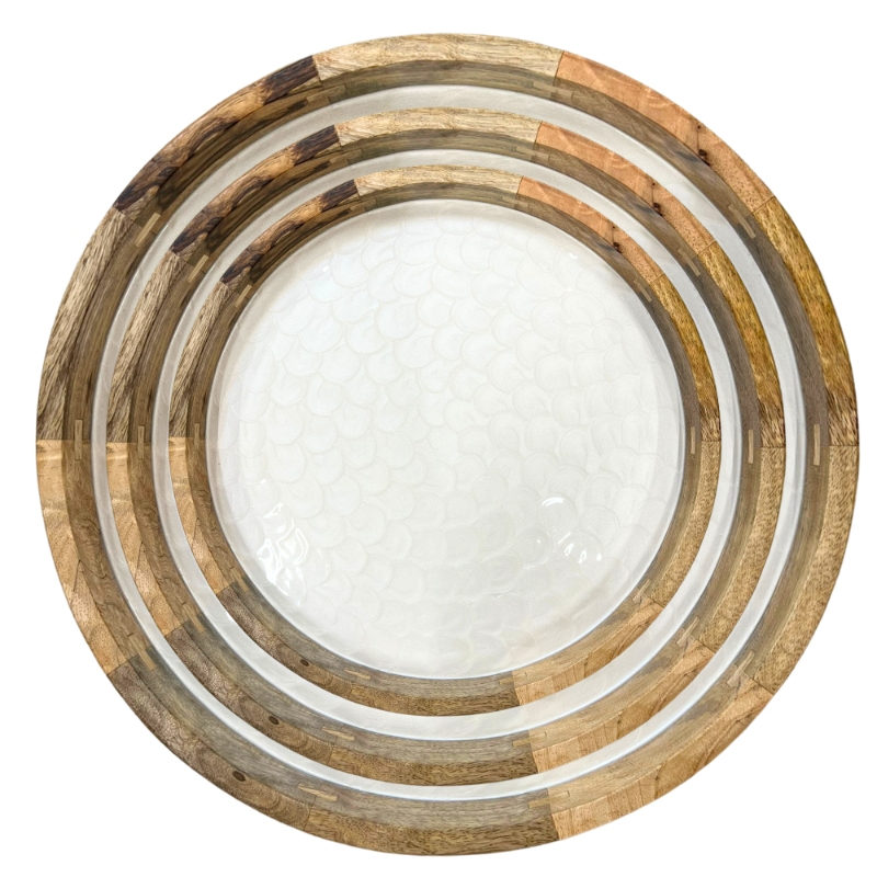 Fab Gifts | byroom mango wood white pearl by Weirs Gifts