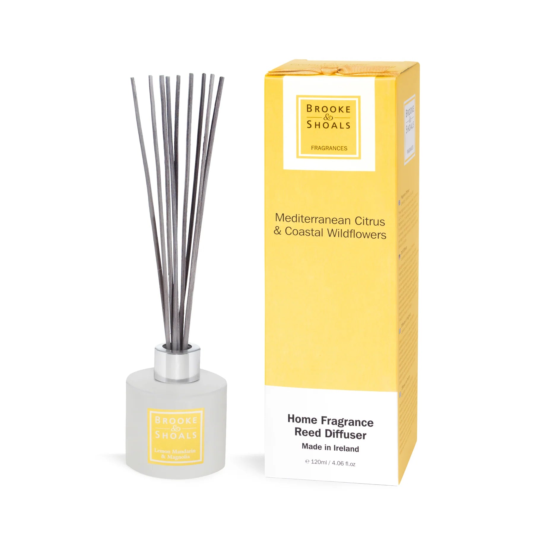 Fabulous Gifts Brooke & Shoals Diffuser Mediterranean Citrus & Coastal Wildflowers by Weirs of Baggot Street