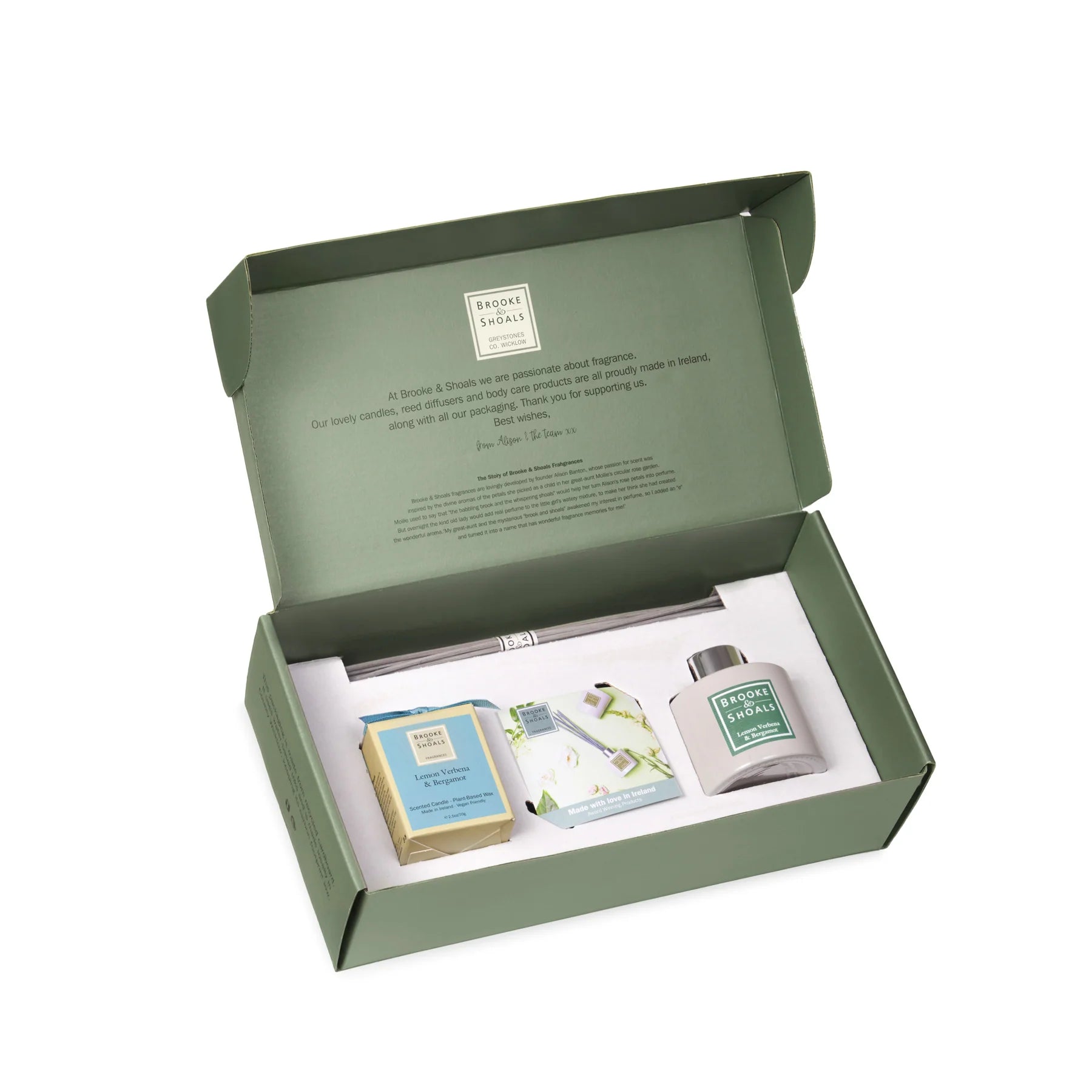 Fabulous Gifts Brooke & Shoals Gift Set Lemon Verbena & Bergamot by Weirs of Baggot Street