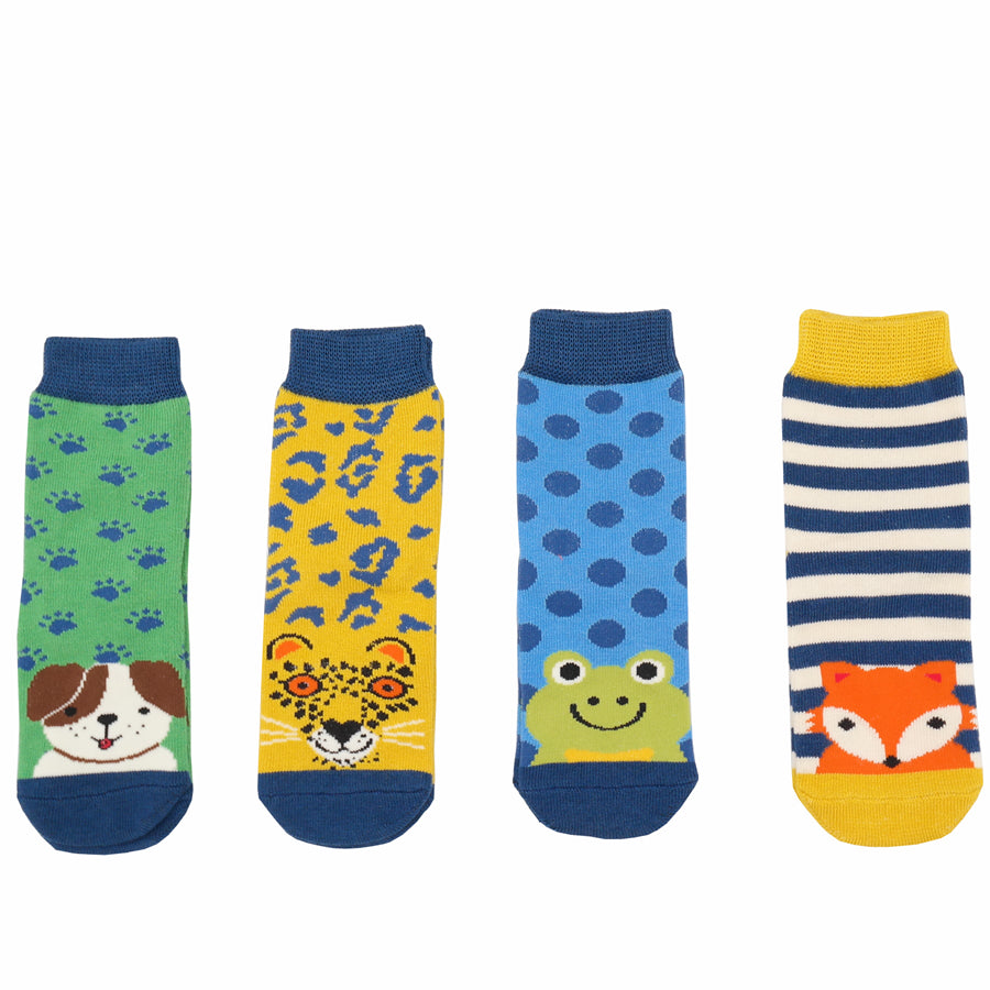 Fabulous Gifts Bubs Kids Boys Animal Socks Mr Heron Box 2-3Y by Weirs of Baggot Street