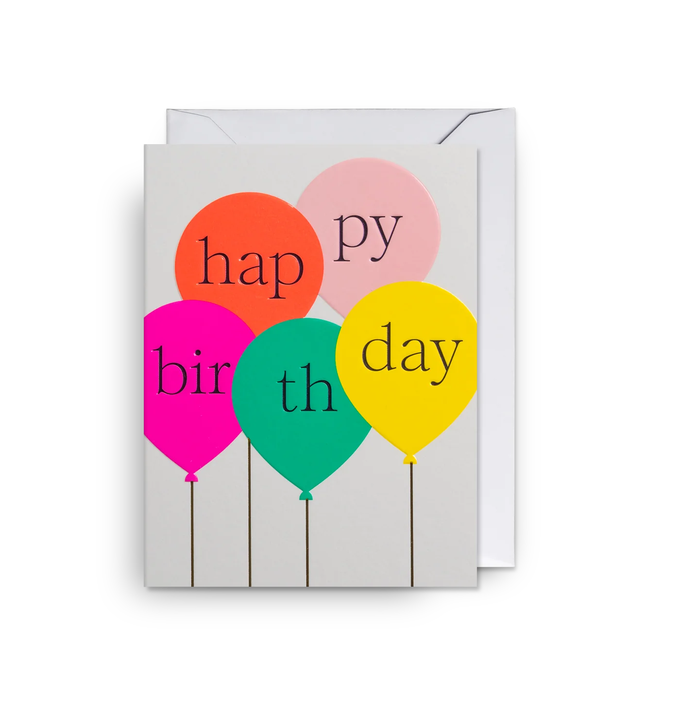 Fabulous Gifts Cher Happy Birthday Colourful Balloons Card by Weirs of Baggot Street