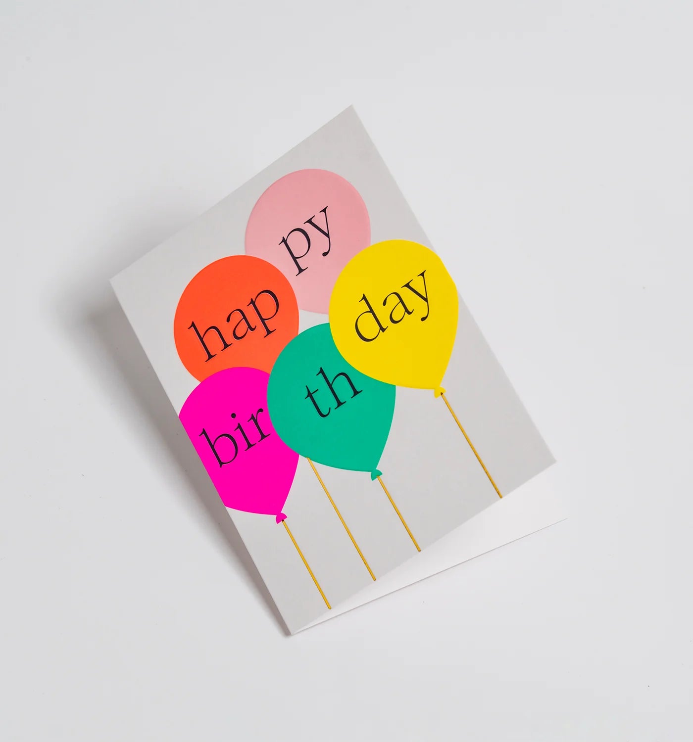 Fabulous Gifts Cher Happy Birthday Colourful Balloons Card by Weirs of Baggot Street