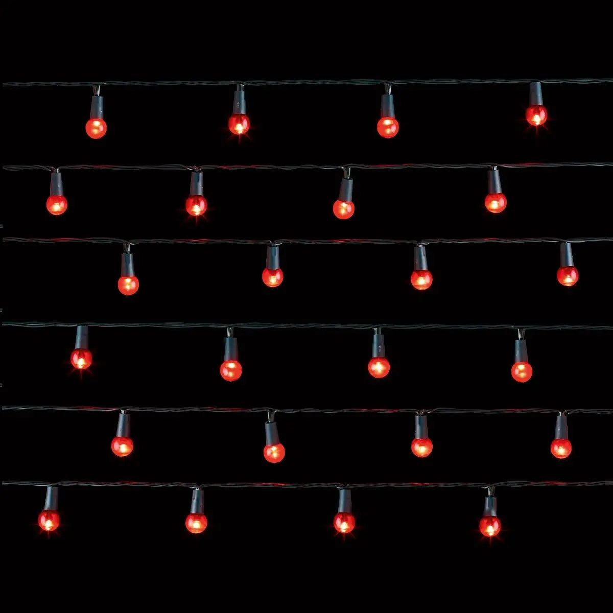 Fabulous Gifts Christmas Christmas Lights 50 Pearl Berry Multi Action LED with Timer Red by Weirs of Baggot Street